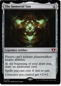 The Immortal Sun 393 Mythic Commander Masters NM MTG - Image 1