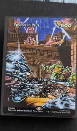 Trouble in Pairs (Borderless) Teenage Mutant Ninja Turtles Source Material... - Image 1