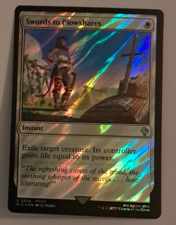 Swords to Plowshares Surge FOIL NM/M FINAL FANTASY FFXIV Magic the Gathering MTG - Image 1
