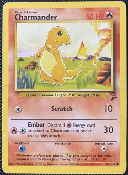 Charmander 069/130 Base Set 2 Regular - Pokemon Card - Image 1