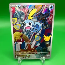 Pokemon TCG Sobble 054 First Partners Mega Evolution Promo Holo NM - Image 1