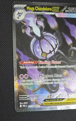 Mega Chandelure ex SIR 115/084 Pitch Black English - Image 4