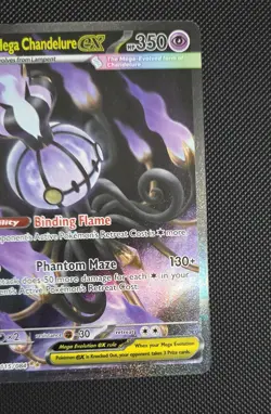Mega Chandelure ex SIR 115/084 Pitch Black English - Image 5