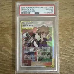 PSA 10 RED & BLUE 234/236 | Cosmic Eclipse Full Art Pokemon Card - Image 1