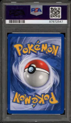 Pokemon Celebi Neo Revelation Unlimited Holo Rare #3 DOUBLE HOLO ERROR PSA 8 - Image 2