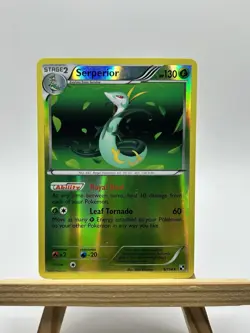 Serperior 6/114 Reverse Holo Rare Black & White Base Set Pokemon Card 2011 NM - Image 1