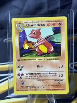 Pokemon TCG 1st Edition Base Set Charmeleon 24/102 English Shadowless - Image 1