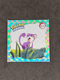 Rattata PR17 Pokemon Artbox Sticker Prizm Series 1 1999 - Image 1