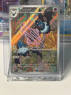 Swoobat 120/086 IR White Flare Alt Art 2025 Pokemon Card - Image 1