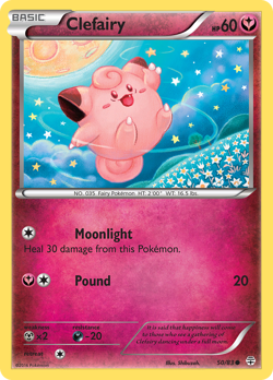 Clefairy 50/83 Common Generations Pokemon LP - Image 3
