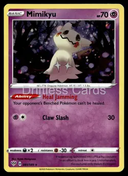 Mimikyu (Cosmos Holo) 081/189 Promo Miscellaneous Cards & Products Pokemon MP - Image 1