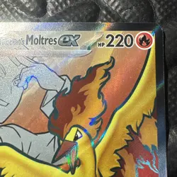 Pokemon TCG Team Rockets Moltres EX Destined Rivals 208/182 NearMint Condition - Image 3