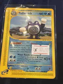 Poliwrath 60/165 Rare Non-Holo Expedition Base Set E-Reader Pokemon TCG 2002 - Image 1
