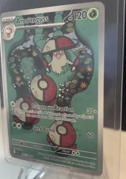 Amoonguss- 096/086 (Pokemon TCG, Black Bolt, Illustration Rare, English) - Image 3