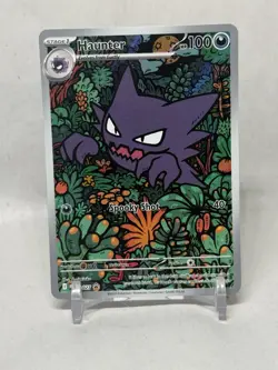 Pokemon TCG Haunter 027 Mega Evolutions Promo Illustration Rare Near Mint - Image 1