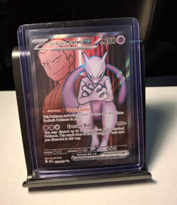 Team Rocket's Mewtwo ex 213/182 Destined Rivals Full Art Holo - Image 1