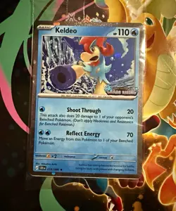 Keldeo Stamped Promo Holo Pokemon TCG Chaos Rising - Image 1