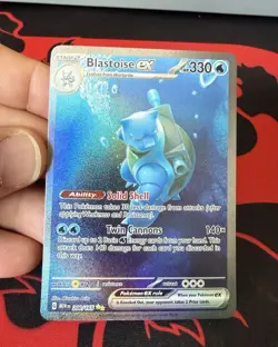 Pokemon TCG: Scarlet & Violet 151 Blastoise 200/165 NM - Image 1