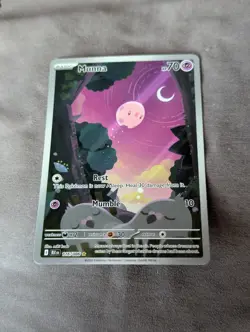 Munna - Pokemon TCG Illustration Rare Full Art 116/086 Sv: Black Bolt Pack Fresh - Image 1