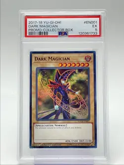 DARK MAGICIAN 2017 YU-GI-OH! YUGI'S COLLECTOR BOX ULTRA RARE PSA 5 Q3423 - Image 1