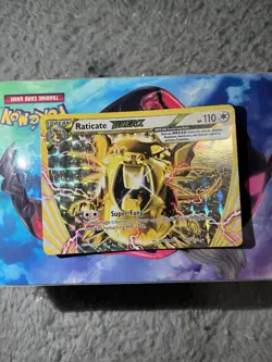 Pokemon TCG Raticate BREAK Holo Rare 89/122 Breakpoint 110 HP English 2016 - Image 1