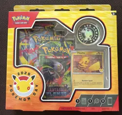 Pokemon Day 2026 Collection Box New Sealed 30th Anniversary Pikachu (damage) - Image 1