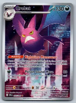 Crobat 093/086 Pokemon Holo NM Chaos Rising - Image 1