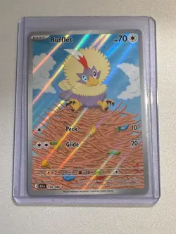 Rufflet 154/086 Holo Illustration Rare Black Bolt Pokemon Near Mint - Image 1
