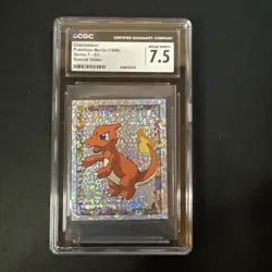 Pokemon Charmeleon #S3 Merlin Sticker Series 1 - CGC 7.5 Near Mint+ - Image 1
