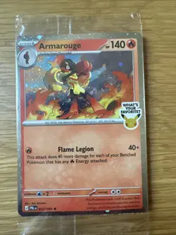 Armarouge 012/084 Bestbuy Promo 2026 Pitch Black Pokemon Card Sealed - Image 2