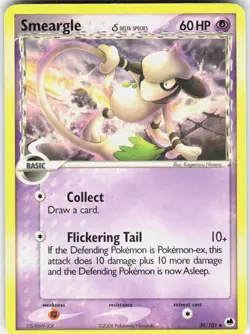 Smeargle 39/101 Uncommon Dragon Frontiers Pokemon Near Mint - Image 1