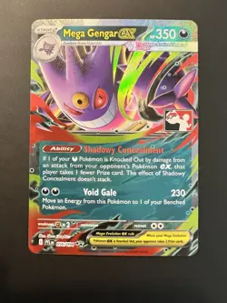 Pokemon Mega Gengar EX 056/094 Holo Prize Pack Series Nine Play Stamp Promo - Image 2