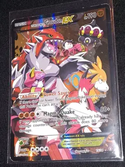 Pokemon Magma's Groudon EX 15/34 Double Crisis Holo HP/Damaged - Image 1