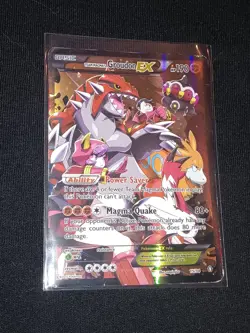 Pokemon Magma's Groudon EX 15/34 Double Crisis Holo HP/Damaged - Image 4