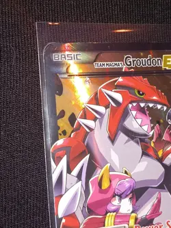 Pokemon Magma's Groudon EX 15/34 Double Crisis Holo HP/Damaged - Image 5