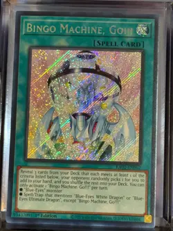 Bingo Machine, Go!!! RA02-EN062 Yu-Gi-Oh YuGiOh Secret Rare NM - Image 1