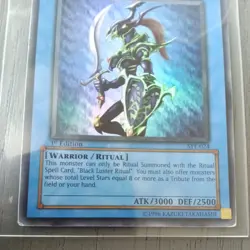 2004 Yu-Gi-Oh Starter Deck Yugi Evolution 1st Black Luster Soldier #SYE-024 - Image 3