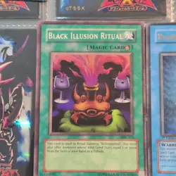 Yu-Gi-Oh! Black Luster SOLDIER 1st Ed SYE-024 + Black Illusion Ritual MRL-051 - Image 3