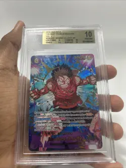 2025 ONE PIECE THE BEST PREMIUM BOOSTER VOL. 2 #EB02061 MONKEY.D.LUFFY SP BGS 10 - Image 1