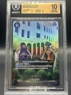 2024 ONE PIECE 500 YEARS IN THE FUTURE FOIL SP #OP03078 ISSHO BGS 10 - Image 1