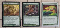 Magic the Gathering MTG 18 Card Lot Green, Red, & Artifact Spells/Enchantments - Image 2