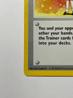 1999 Pokemon Lass 75/102 Shadowless Base Set Trainer Card LP WOTC - Image 5