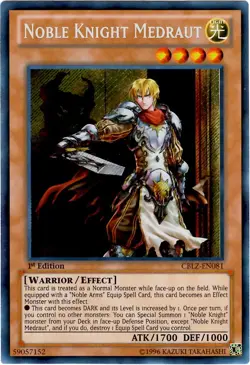 Yugioh! MP Noble Knight Medraut - CBLZ-EN081 - Secret Rare - Unlimited Edition M - Image 1