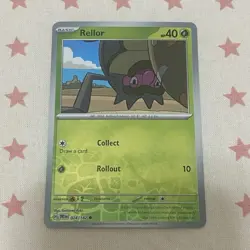 Rellor 024/182 Destined Rivals Reverse Holo Pokemon TCG Card - Image 1