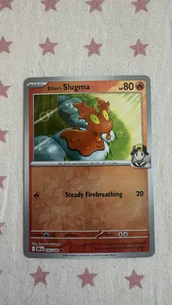 Ethan's Slugma 035/182 Destined Rivals Reverse Holo Pokemon TCG Card - Image 1
