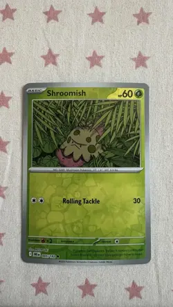 Shroomish 005/182 Destined Rivals Reverse Holo Pokemon TCG Card - Image 1