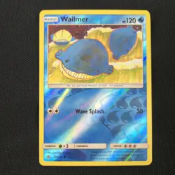 Wailmer 45/236 Cosmic Eclipse Reverse Holo Tomokazu Komiya Nintendo Pokemon Card - Image 1
