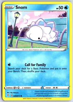Pokemon Snom & Solosis Connecting Art Cards x2 NM |Art collector Bundle - Image 2