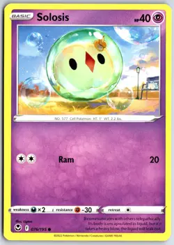 Pokemon Snom & Solosis Connecting Art Cards x2 NM |Art collector Bundle - Image 4
