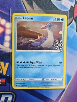 Lapras 048/202 Stamped Calendar Promo Authentic Pokemon Card NM - Image 1